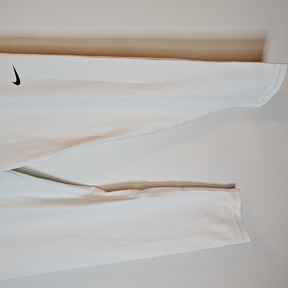 Nike Pro Large Dri-fit White Athletic Leggings - Picture 3 of 7